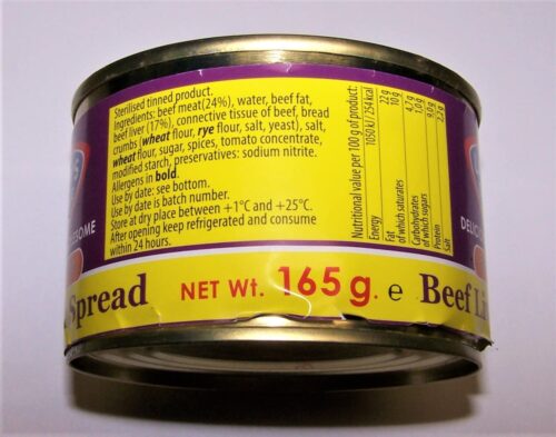 Lady´s Choice - Beef Liver Spread - Filipino Style - 165g – Bild 2