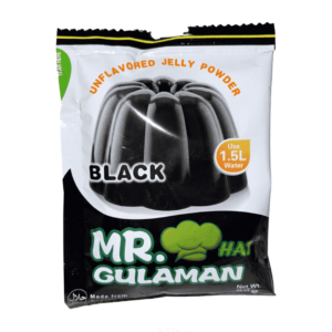 Mr. Hat Gulaman - Unflovored Jelly Powder - Black - 25g