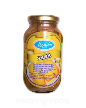 Monika - SABA - Banana in heavy sirup - 340g