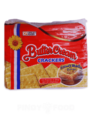 Croley Foods - Butter Cream Crackers - Ensaymada Flavor - 10x25g