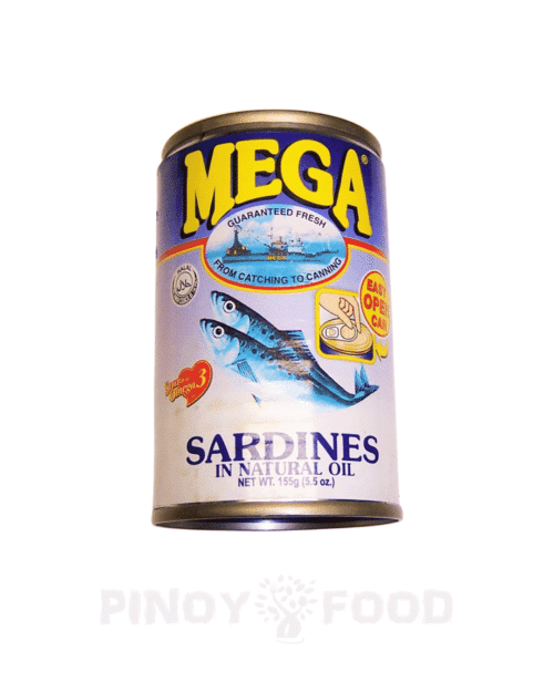 MEGA - Sardines in Natural Oil - 155g