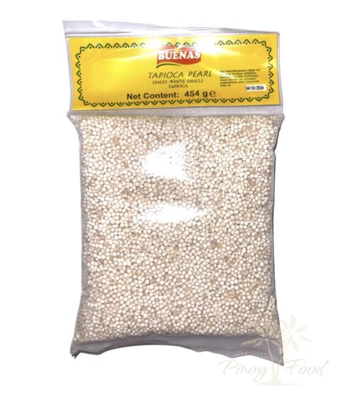 Buenas - Tapioca Pearl - Sago - White Small - 454g