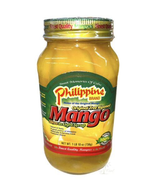 Philippine Brand - Original Tree Ripened Mango - Slices in Light Syrup 738g