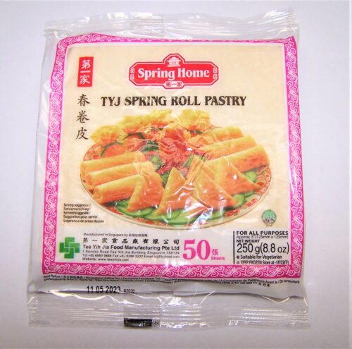 Spring Home - Spring Roll Wrapper - Lumpia Wrapper - 50 sheets - 125mm - VERSANDRISIKO