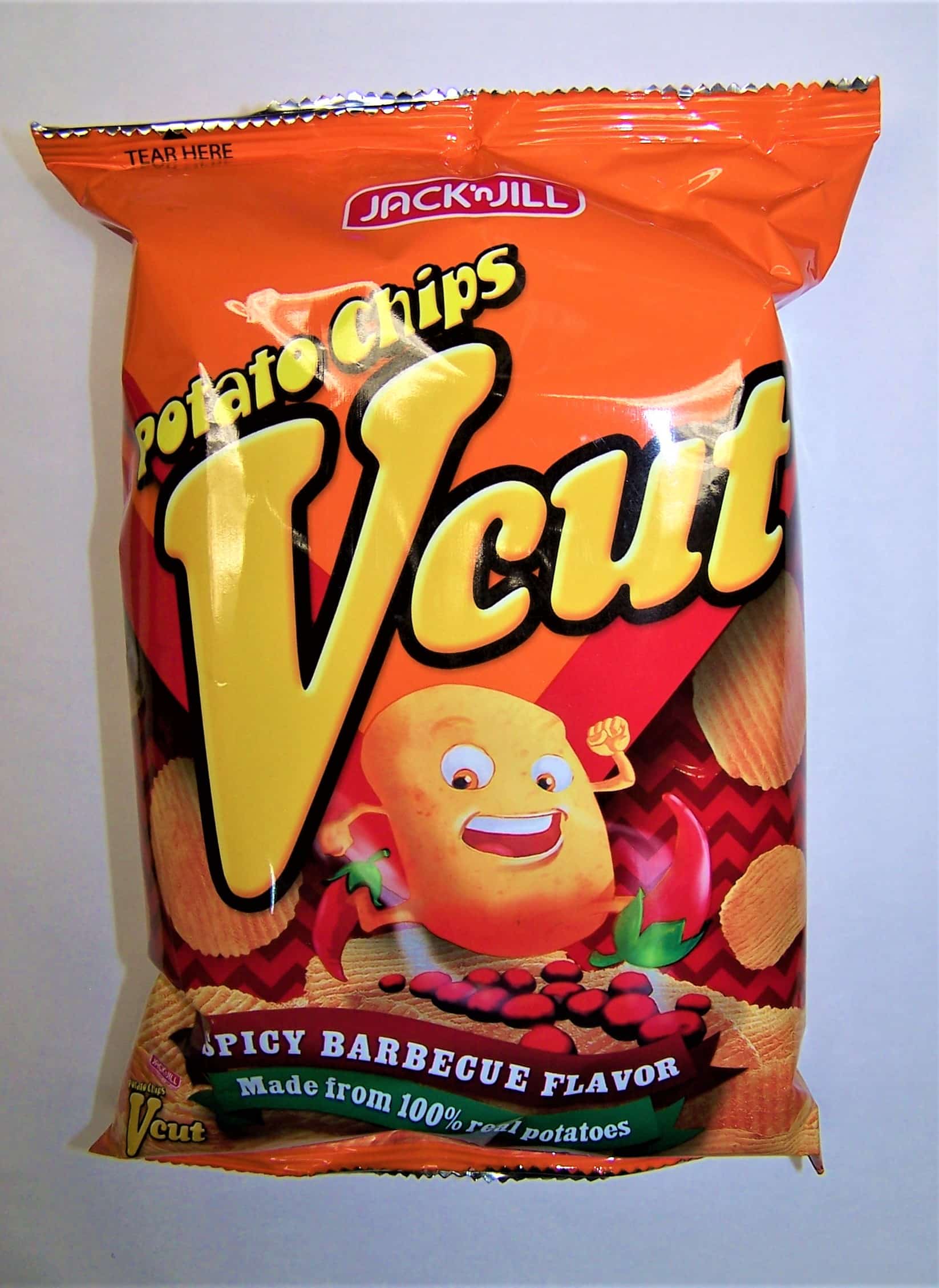 Jack´n Jill V Cut Potato Chips Spicy Barbecue Flavor 60g Pinooyfood Store 7777