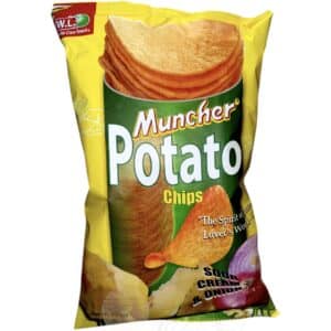 W.L. - Muncher Potato Chips - Sour Cream & Onion - 100g