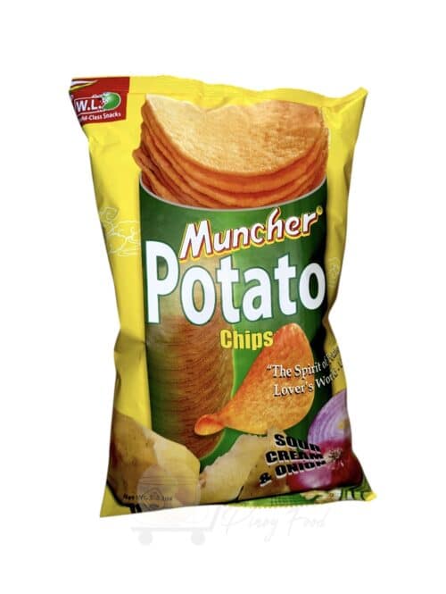W.L. - Muncher Potato Chips - Sour Cream & Onion - 100g