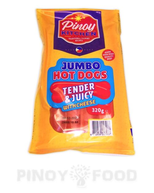 Pinoy Kitchen - Jumbo Hot Dogs with Cheese - 320g - VERSANDRISIKO