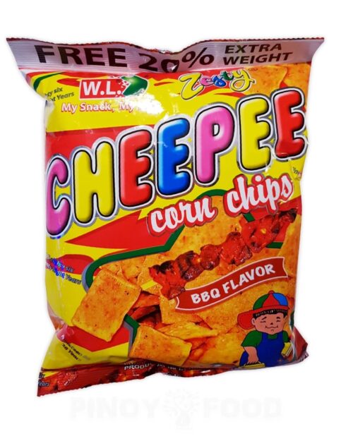 W.L. - Cheepee - Corn Chips - BBQ Flavor - 120g