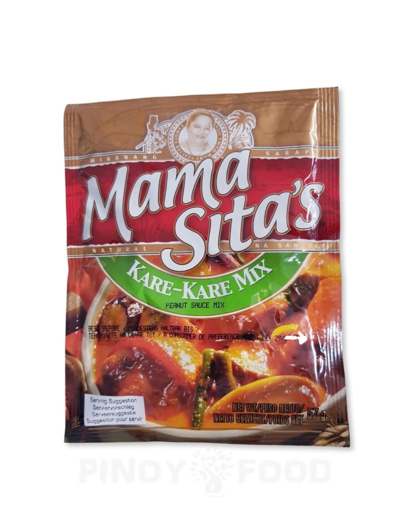 Mama Sitas Kare Kare Mix Peanut Sauce Mix 57g Pinoyfood Store