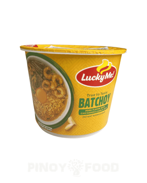 Lucky Me! - Instant Noodles Soup - Batchoy - Pork Flavor with Chicharon & Garlic Bits 40g