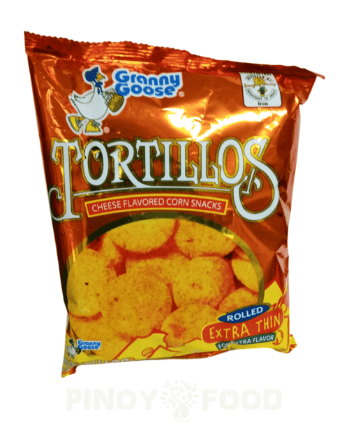 Granny Goose - Tortillos - Cheese Flavored Corn Snacks - 100g