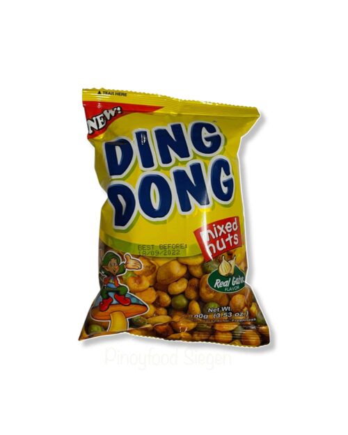 Ding Dong - Mixed Nuts - Real Garlic Flavor - 100g