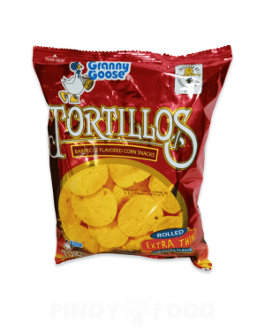 Granny Goose - Tortillos - Barbecue Flavored Corn Snacks - 100g