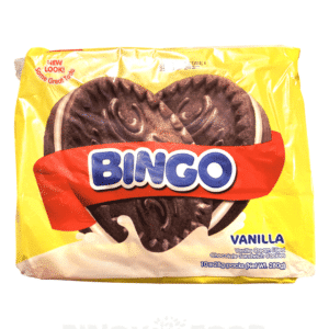 Bingo - Vanilla Cream Filled Chocolate Sandwich Cookies - 10x28g