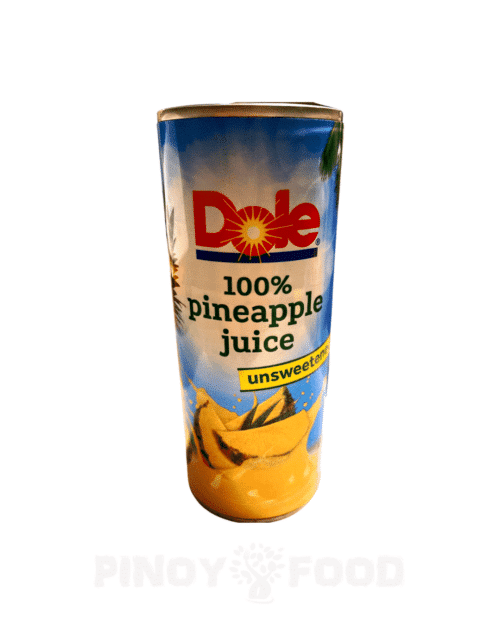 Dole - 100% Pineapple Juice - Unsweetened- 240ml