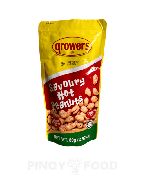 Growers - Savoury Hot Peanuts - 80g