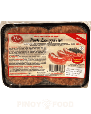 Nida - Pork Longganisa - Spicy - 500g -  VERSANDRISIKO
