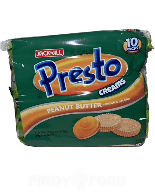 Jack'nJill - Presto Creams - Peanut Butter Sandwich Cookies - 10 x 30g