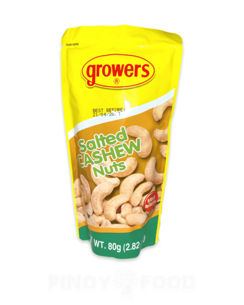 Growers - Salted Cashew Nuts - 80g