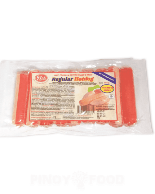 Nida - Pork & Beef - Regular Hotdog  - 500g - VERSANDRISIKO