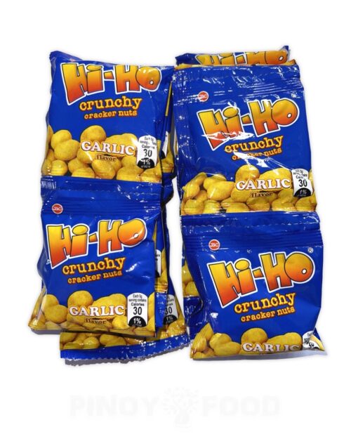 Hi-Ho - Crunchy Cracker Nuts - Garlic Flavor - 20 x 5g