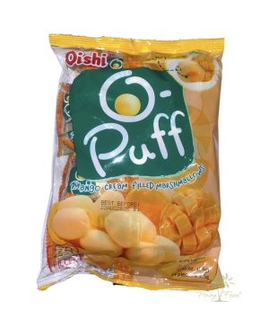 Oishi - O Puff - Mango Cream Filled Marshmallows - 84g (24pcs)