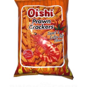 Oishi - Prawn Crackers - Sweet & Extra Hot Flavor - 90g