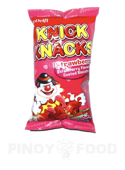 Knick Knacks - Strawberry Flavored Coated Biscuits - 50g