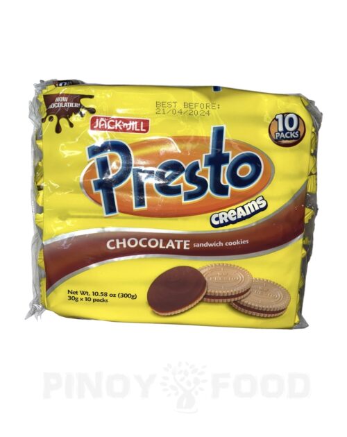 Jack'nJill - Presto Creams - Chocolate Sandwich Cookies - 10 x 30g