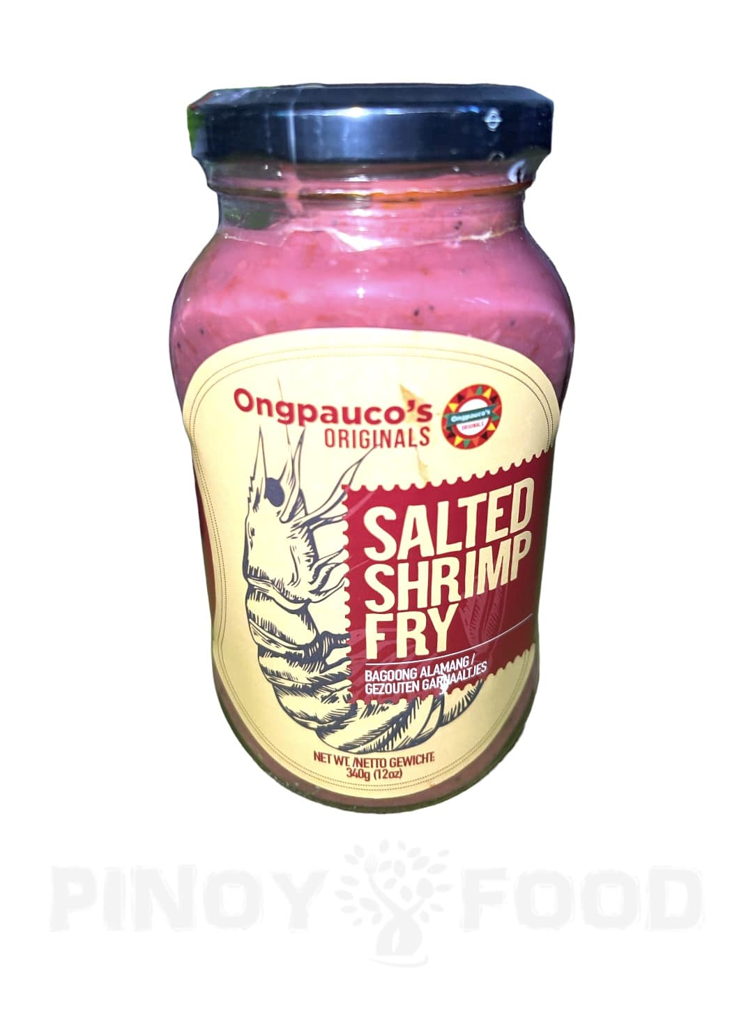 Ongpauco's Originals - Salted Shrimp Fry - Bagoong Alamang - 340g