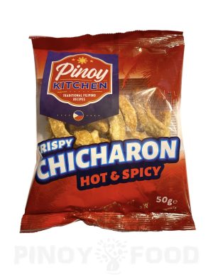 Pinoy Kitchen - Crispy Chicharon - Hot & Spicy - 50g