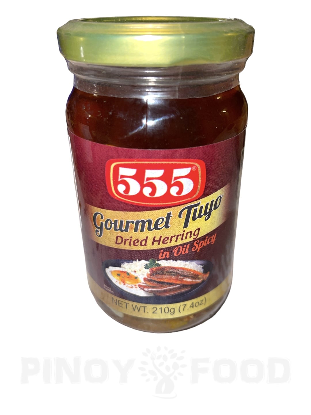555 – Gourmet Tuyo in Oil – Spicy – 210g