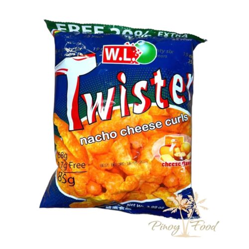 W.L - Twister - Nacho Cheese Curls - Cheese Flavor - 85g