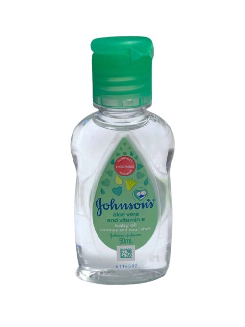 Johnson's - Baby Oil - Aloe vera & Vitamin E - 50mL