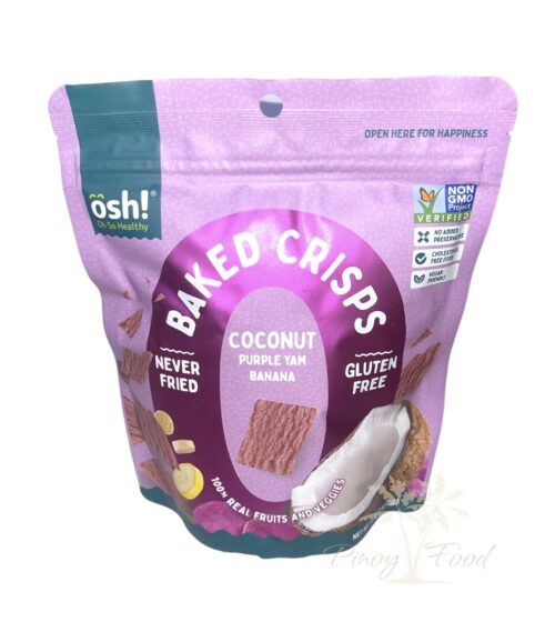 Osh! - Baked Crisps - Coconut, Purple Yam, Banana - 40g