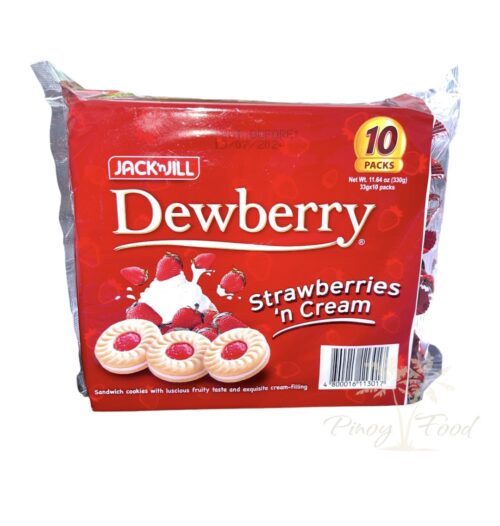 Jack'nJill - Dewberry - Strawberries 'n Cream - 10 x 33g