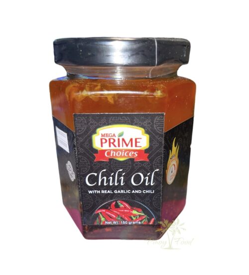 Mega Prime - Chili Oil - with Real Garlic & Chili - 150g