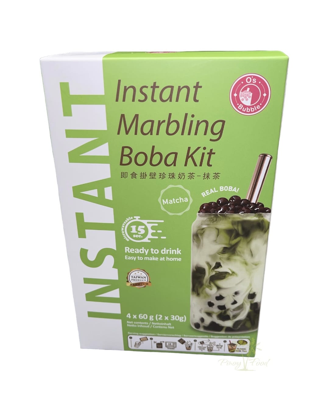 O's Bubble - Instant Marbeling Boba Kit Black Tea Flavour - Drinks (240 gr)  – K-Ramen - Love For Noodles