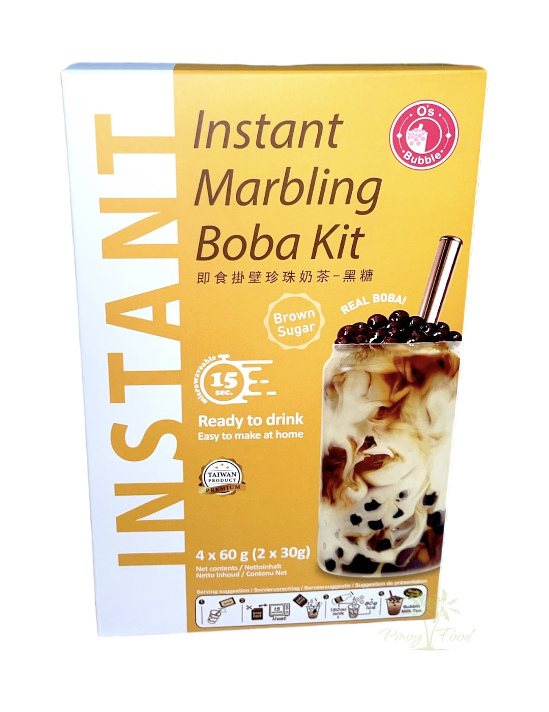 O's Bubble Instant Marbling Boba Party Kit (Ambient) – 6 Servings