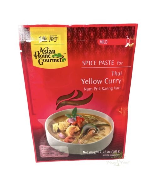 Asian Home Gourmet - Thai Yellow Curry - Mild - 50g