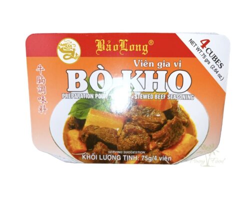 Bao Long - Stewed Beef Seasoning - 4 Cubes - 75g