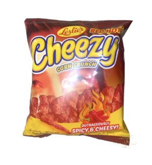 Leslies - Cheezy Corn Crunch - Red Hot - 70g