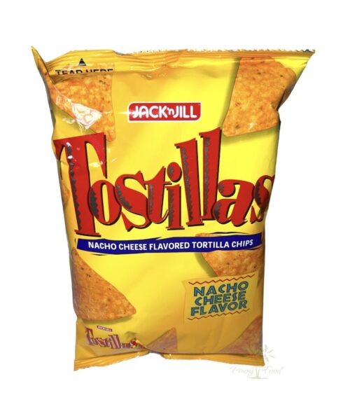 Jack’nJill - Tostillas - Nacho Cheese Flavored Tortilla Chips - 72g