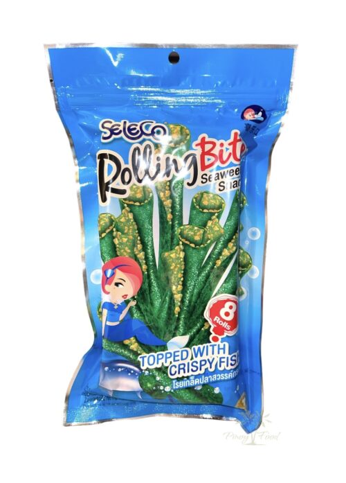 Seleco - Rolling Bite - Seaweed Snack - Topped with Crispy Fish - 24g