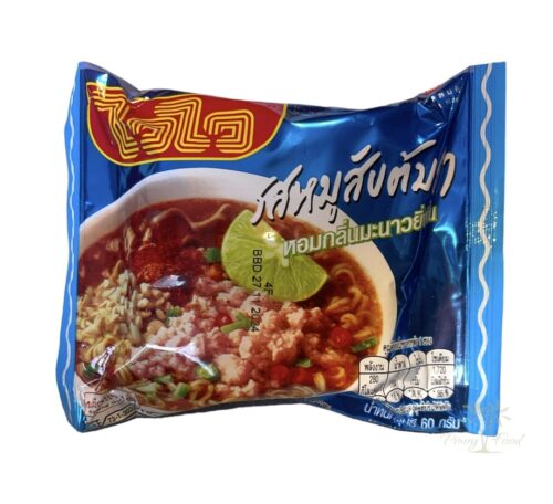 Wai wai - Minced Pork Tom Yum Flavour - Instant noodles - 60g