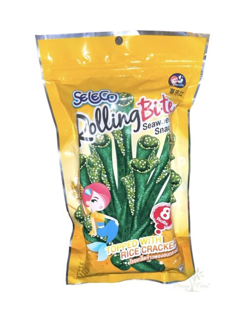 Seleco - Rolling Bite - Seaweed Snack - Topped with Rice Cracker  - 24g