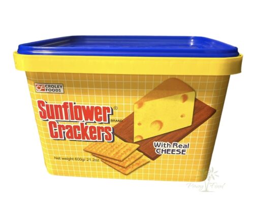 Croley Foods - Sunflower Crackers - with Real Cheese - 600g