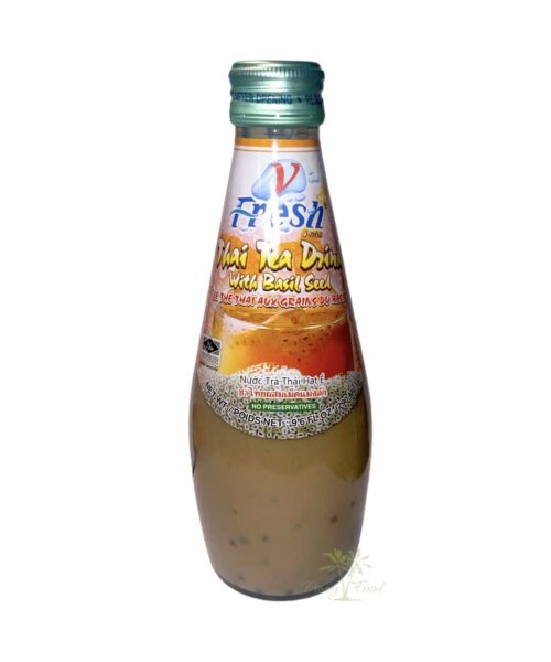 V-Fresh - Thai Tea Drink with Basil Seed - 290mL