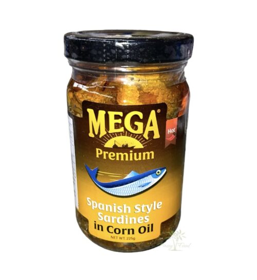 Mega Premium - Spanish Style Sardines in Corn Oil - 225g